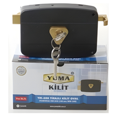 YUMA TİRAJLI DEMİR KAPI KİLİDİ OVAL YENİ TİP